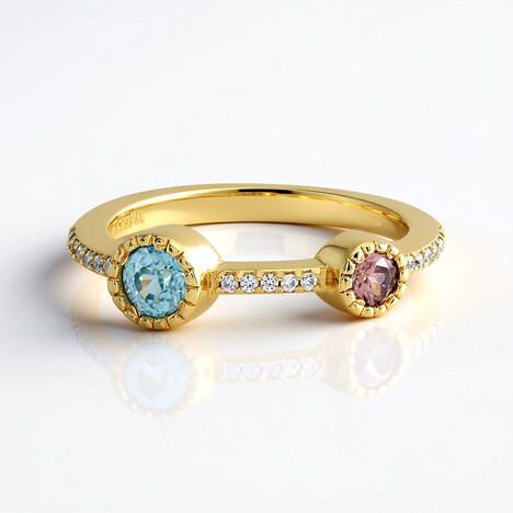 Anello in argento con Zircone Ratanakiri (Adela Silber)