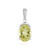 Pendentif en argent et Quartz citron