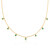 9K AAA Zambian Emerald Gold Necklace (de Melo)