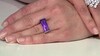 Anillo en plata con Amatista de Zambia (de Melo)