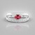 Anello in argento con Tormalina Rosa Nigeriana