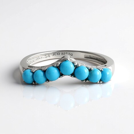 Anello in argento con Turchese Sleeping Beauty (Faszination Türkis)