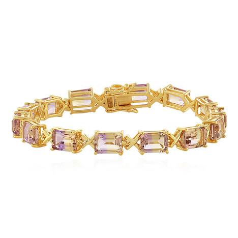 Ametrin-Silberarmband