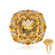 Citrine Silver Ring