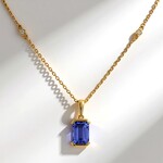 Collana in oro con Tanzanite AAA (CIRARI)