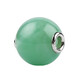 Zilveren hanger met een chrysopraas (MONOSONO COLLECTION)