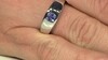 Bague en argent et Tanzanite
