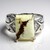 Anello in argento con Magnesite