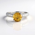 Anello in argento con Scapolite