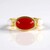 Anello in argento con Corniola (KM by Juwelo)