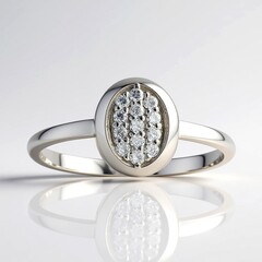 Anello in argento con Zircone