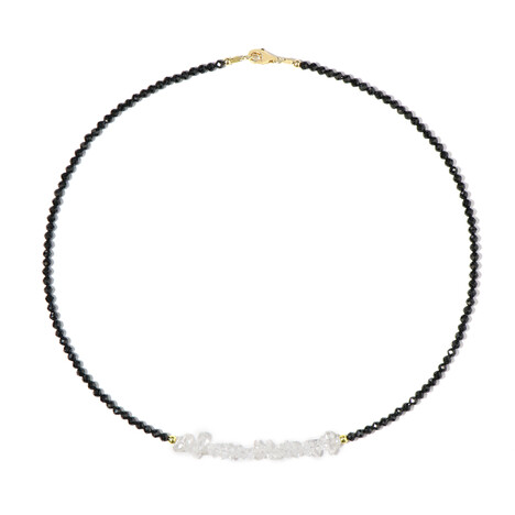 Collar en plata con Cuarzo blanco