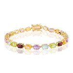 Bracelet en argent et Topaze bleu ciel