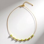 Collana in argento con Opale Pistacchio