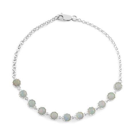 Bracelet en argent et Opale Welo