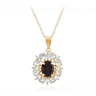 Collana in argento con Granato
