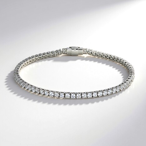 Bracciale in argento con Zircone (Adela Silber)