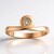 Anello in argento con Diamante Argyle Rose de France I1 (Annette)