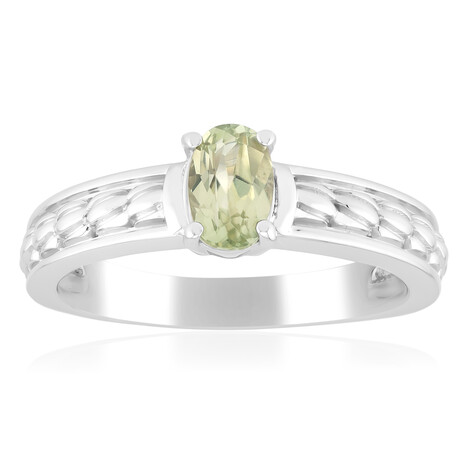 Anillo en plata con Diáspora de color cambiante
