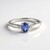 Anello in argento con Tanzanite