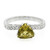 Oliven-Quarz-Silberring