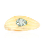 Bague en or et Béryl vert menthe d’Australie