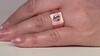 Zilveren ring met een Braziliaanse Morganiet