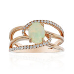 Anello in oro con Opale di Welo AAA