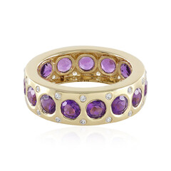 Bague en or et Améthyste de Sibérie (de Melo)