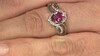 Anillo en oro con Turmalina rosa de Brasil AAA (SUHANA)