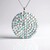 Collana in argento con Pietra di Luna Arcobaleno (KM by Juwelo)