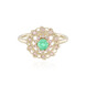 Anillo en oro con Esmeralda de Rusia