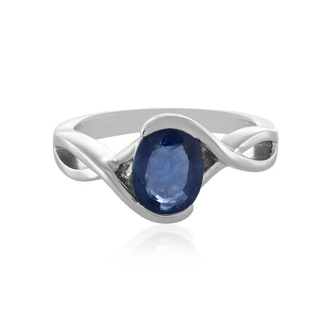Anello in argento con Zaffiro Blu