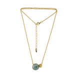 Collar en plata con Fuchsita (dagen)