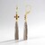 Smoky Quartz Silver Earrings (KM by Juwelo)