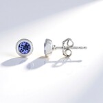 Orecchini in argento con Tanzanite