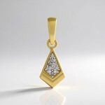 Ciondolo in argento con Diamante I2 (I)