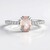 Anello in argento con Quarzo Rosa
