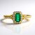 Anello in oro con Smeraldo Zambia AAA (CIRARI)