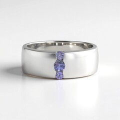 Anello in argento con Tanzanite (de Melo)