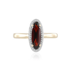 Bague en or et Grenat du Mozambique (SUHANA)