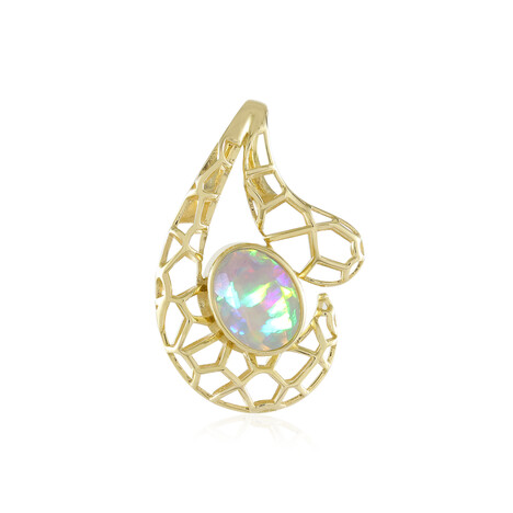 AAA-Welo-Opal-Goldanhänger (Ornaments by de Melo)