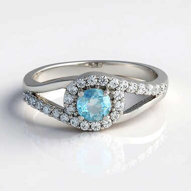 Bague en argent et Zircon de Ratanakiri