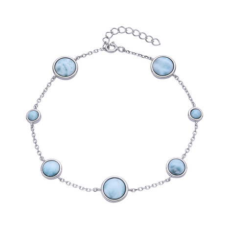 Larimar Silver Bracelet