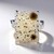 Anello in argento con Agata Glitter