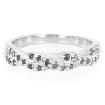 Zilveren ring met Fancy diamanten