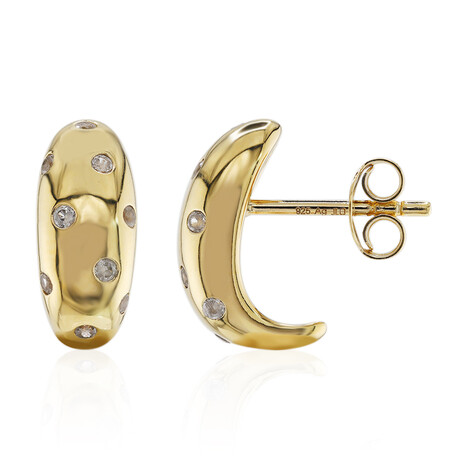 Pendientes en plata con Zircón (M de Luca)