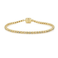 I2 Diamant-Silberarmband