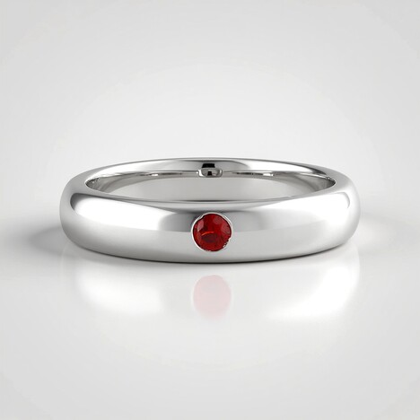 Anello in argento con Rubino Tanzania