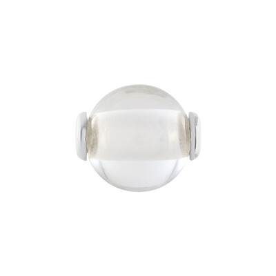 Colgante en plata con Cuarzo blanco (MONOSONO COLLECTION)